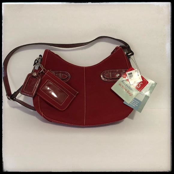 👗Hush Puppies Red Purse - Picture 1 of 6